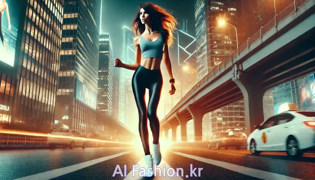 스타일리시 민소매 탱크탑
(AI 패션)