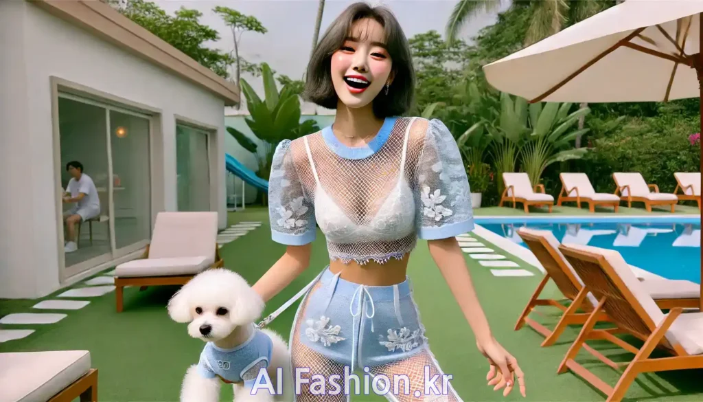 크롭티 & 브라 (AI 패션)